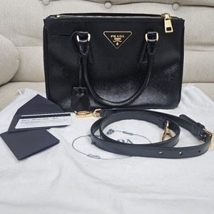Prada Saffiano Vernic Black